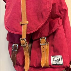 Herschel Supply Company Crimson and Tan Backpack